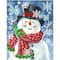 Diamond Dotz&#xAE; Intermediate Joyful Jolly Snowman Diamond Painting Kit